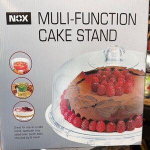 NOX Clear Multi-Function Cake Stand